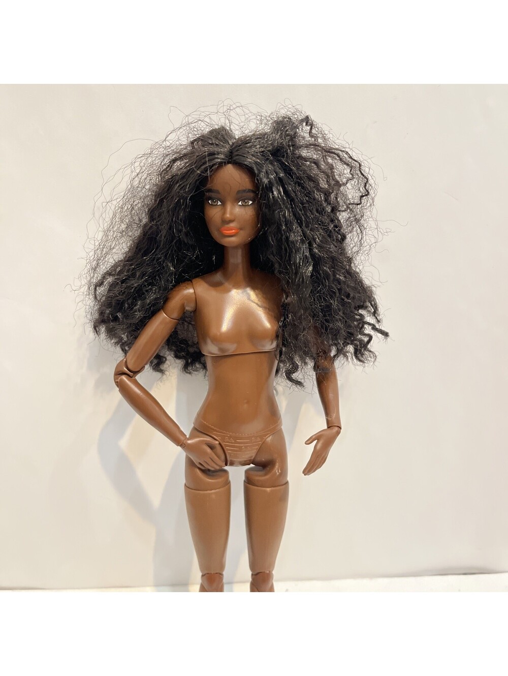 Barbie African Made to Move Hybrid NUDE Articulated Doll